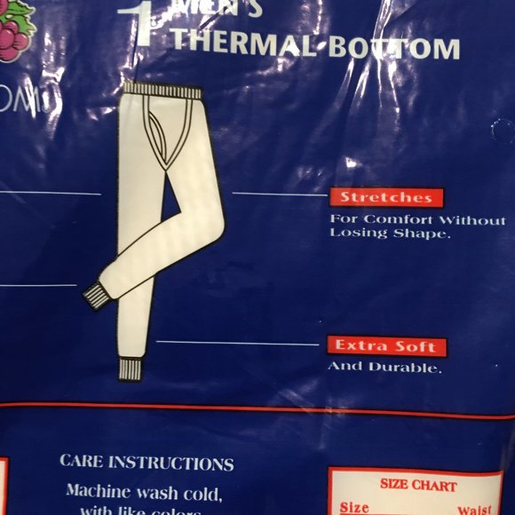 Fruit of the Loom Thermal Ankle Length Bottom - Picture 7 of 12